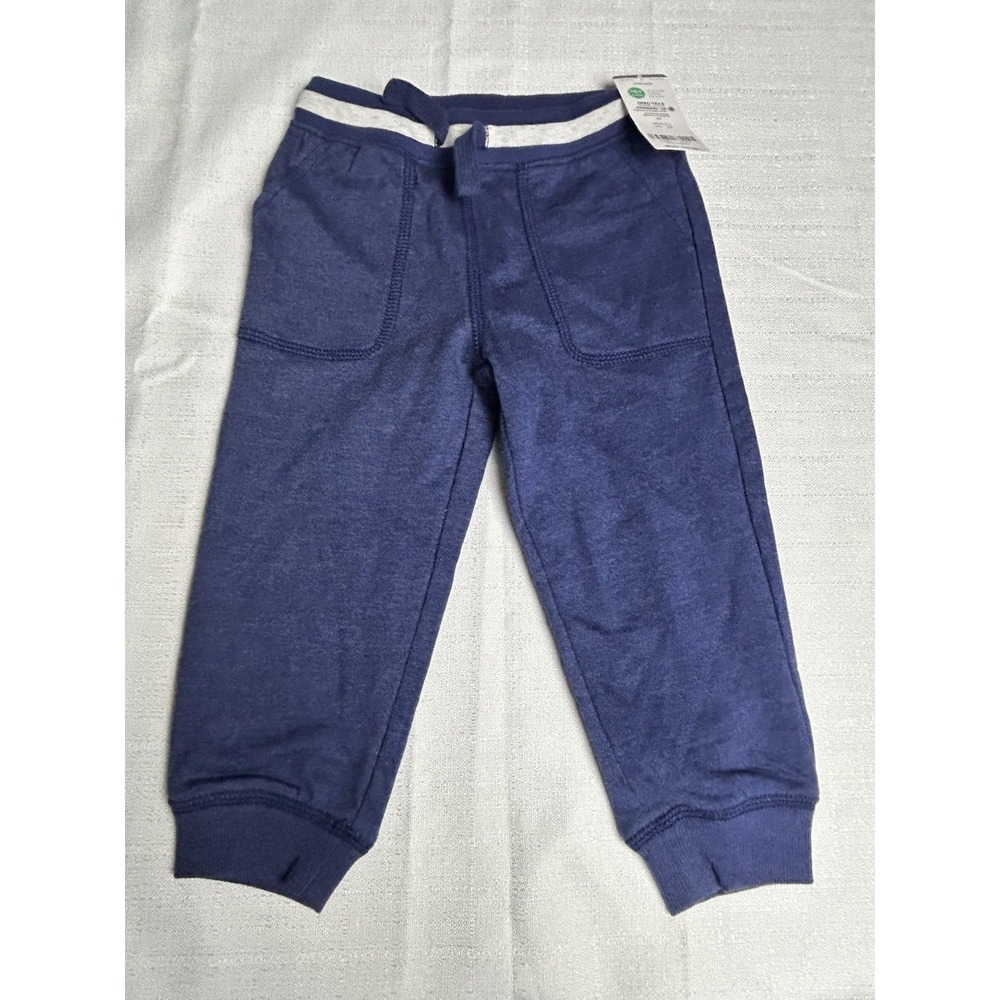 Carter's Boy Drawstring Joggers Sz 24 Months Blue NWT